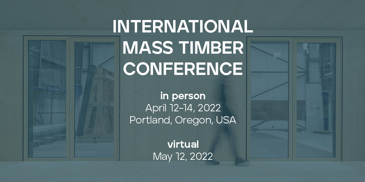 Intelligent City at the International Mass Timber Conference 2022